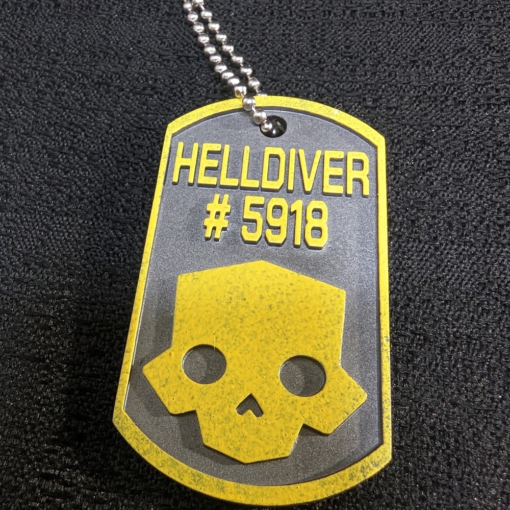 Helldivers Custom Dog Tag - Picture 4 of 9